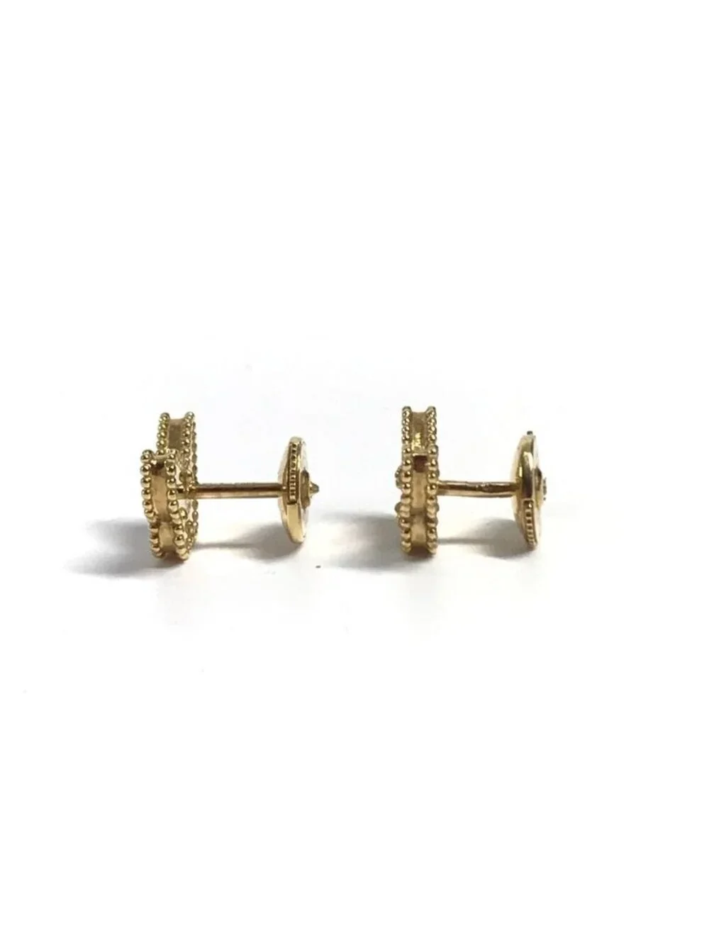 Van Cleef & Arpels Earrings Sweet Papillon Mother of Pearl Gold